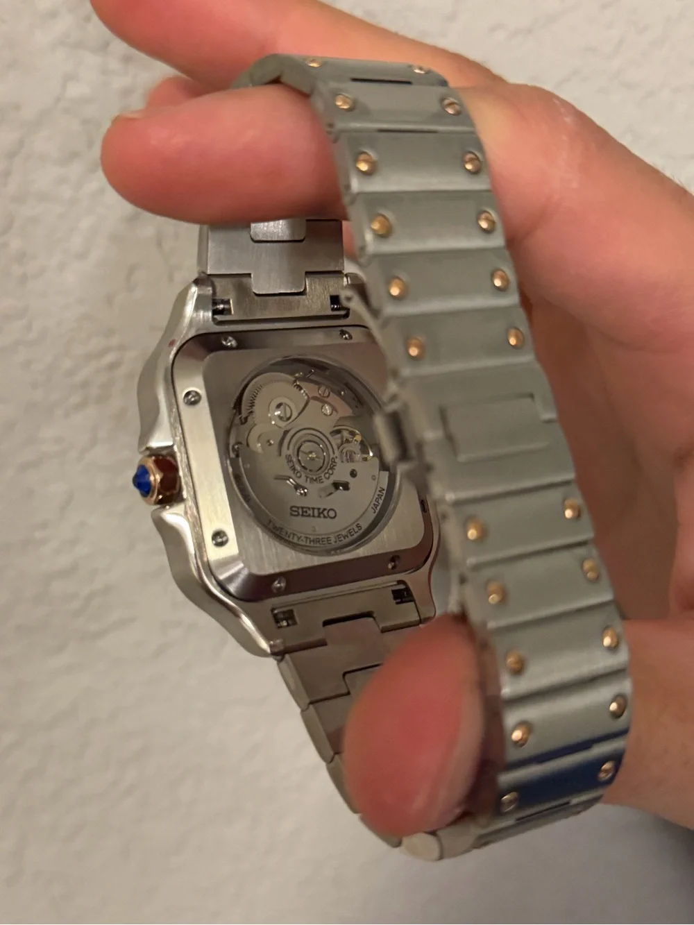 Seiko Mod: Rose Gold Brown Santos